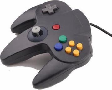 Nintendo 64 Controller Zwart Origineel (N64 Accessoires), Games en Spelcomputers, Ophalen of Verzenden, Zo goed als nieuw