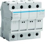 Hager Houder Voor Cilindrische zekering - LSN404, Doe-het-zelf en Bouw, Elektriciteit en Kabels, Verzenden, Nieuw