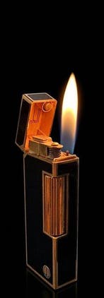 Dunhill NOVO - Zakaansteker - China-lak, Verguld, Nieuw