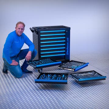 Datona Gevulde gereedschapswagen 8 lades – 4 lades gevuld –, Doe-het-zelf en Bouw, Ophalen of Verzenden, Nieuw