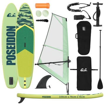 vidaXL Opblaasbare SUP Board met Zeil POSEIDON 330 x 76 x 15, Verzenden, Nieuw