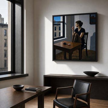 Le Yack - A Room of Ones Own - Hand signed, Antiek en Kunst