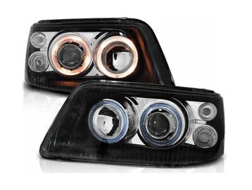 Angel Eyes koplamp Black geschikt voor VW T5, Auto-onderdelen, Verzenden, Nieuw, Volkswagen