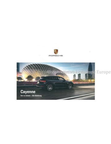 2022 PORSCHE CAYENNE INSTRUCTIEBOEKJE DUITS, Auto diversen, Handleidingen en Instructieboekjes