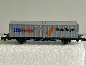 Trix, Minitrix N - 15627 - Wagon de marchandises pour trains, Nieuw