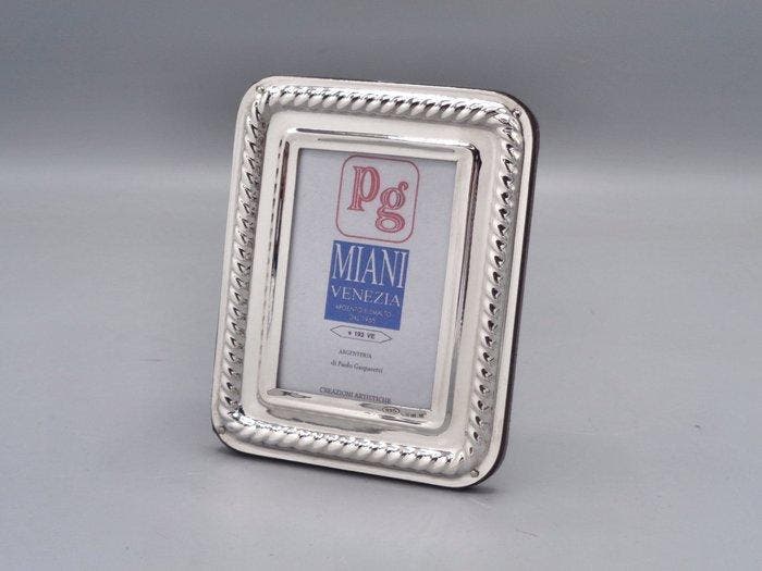PG-Miani Argenteria - Fotolijst - .925 zilver - San Marco, Antiquités & Art, Antiquités | Argent & Or