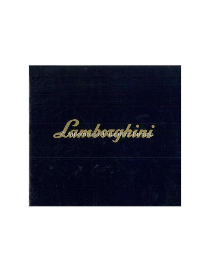 1985 LAMBORGHINI COUNTACH LP5000 QUATTROVALVOLE BROCHURE, Boeken, Auto's | Folders en Tijdschriften