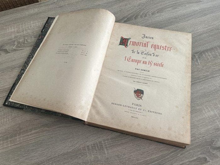 Larchey Lorédan - Ancien armorial équestre de la Toison dOr, Antiek en Kunst, Antiek | Boeken en Manuscripten
