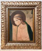 Italiaanse school (XX) - Frammento dell’Annunciazione di, Antiek en Kunst