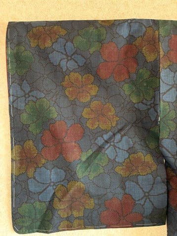 Kimono vintage en soie Tsumugi dOshima, non utilisé, avec