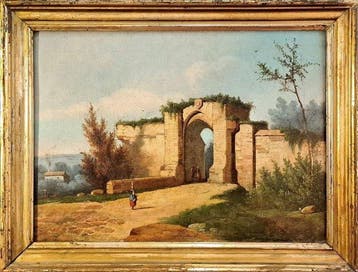 R. Espejo - Junto a la muralla, 1863