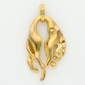 Pendentif - 8 carats Or jaune Diamant (Naturelle)