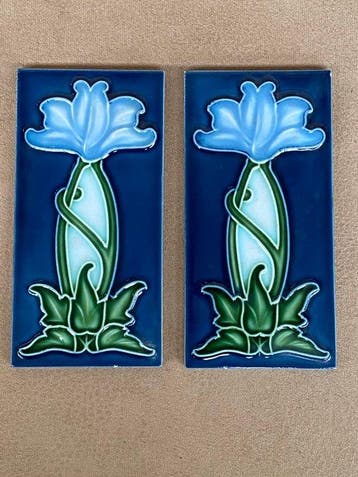 Jugendstil Carreau (2) - Bloem - gilliot & cie - Art nouveau
