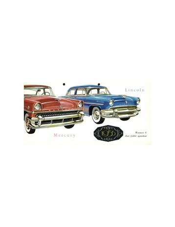 1955 MERCURY / LINCOLN BROCHURE NEDERLANDS, Ophalen of Verzenden, Nieuw