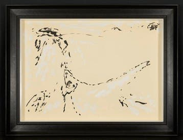 Asger Jorn (1914 -1973) - Gouache - Authentifiziert vom