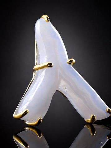 Blauwe Lace-agaat Hanger - 925 Sterling Zilver -