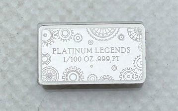 États-Unis. Panda , platino 1/100 Oz (.999) Proof (Sans prix, Postzegels en Munten