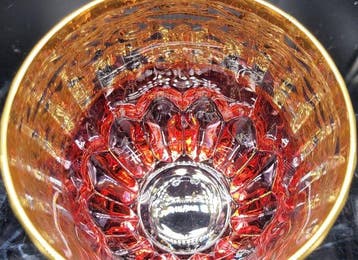 ISMIE LUX - Drinkservies (6) - exclusieve roze juwelen voor