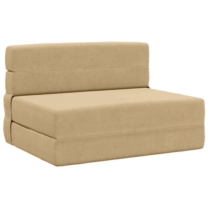 vidaXL Vouwsofa Bed Lichtgroen Grijs 190 x 70 x 15 cm, Maison & Meubles, Canapés | Salons, Envoi