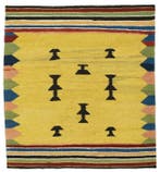 Handgeweven designer-kelim - Kelim - 103 cm - 96 cm