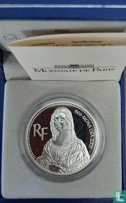 Frankrijk 1½ euro 2003 (PROOF) 500th Anniversary of Mona.., Verzenden, Goud, Overige waardes, Frankrijk