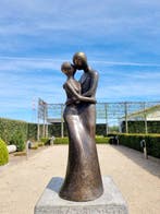 sculptuur, Abstract koppel - 48 cm - Brons