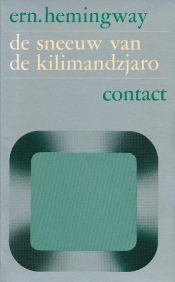 De sneeuw van de kilimandzjaro / Mini-kaderreeks Hemingway, Verzenden, Hemingway