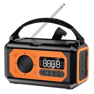12000mAh Radio Powerbank op Zonne-energie met Dynamo -, Verzenden