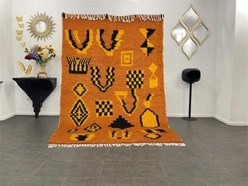 Berber, Azilal Berber tapijt – 100% wol – ambachtelijk, Huis en Inrichting, Nieuw