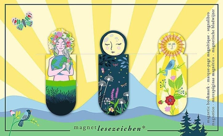 Magnetische boekenlegger Ray of Light – set van 3 vrolijke, Collections, Signets, Envoi