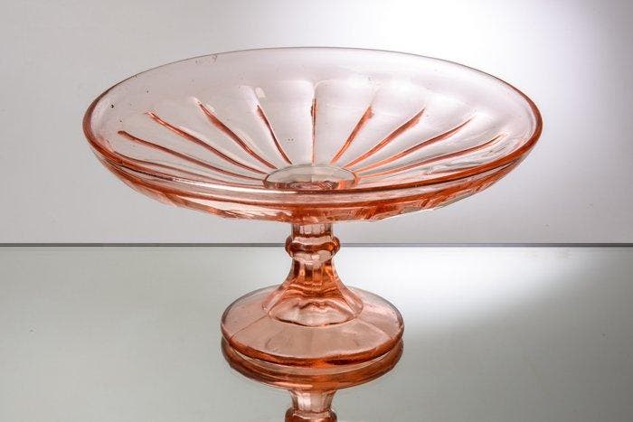 Scailmont - Luxval - Schaal - persglas - Fruitschaal op voet, Antiek en Kunst, Kunst | Designobjecten