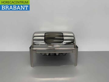 HCB Chafing Dish Rolltop RVS – Kijkglas – 9 liter – 1/1 GN, Zakelijke goederen, Ophalen of Verzenden, Nieuw in verpakking