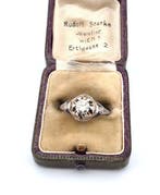Ring - 10 kt. Witgoud - 0.50ct. tw. Diamant (Natuurlijk)