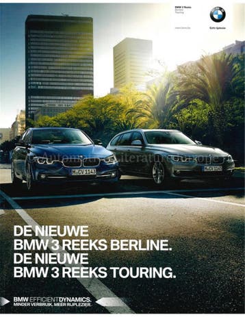 2015 BMW 3 SERIE BROCHURE NEDERLANDS