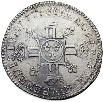 France. Louis XIV (1643-1715). 1/2 Écu 1705-A, Paris (Sans