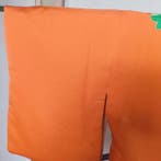 Oud Japans kimono. Uniek. Prachtig oranje. Zeldzaam en