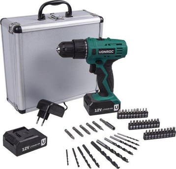2dekans | VONROC Accuboormachine – 12V Li-Ion – Incl., Ophalen of Verzenden