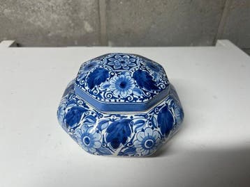 De Porceleyne Fles - Chocoladepot - Aardewerk - Delft blauwe, Antiek en Kunst