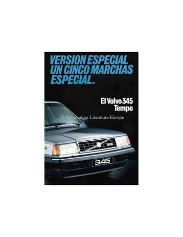 1982 VOLVO 345 BROCHURE SPAANS, Ophalen of Verzenden