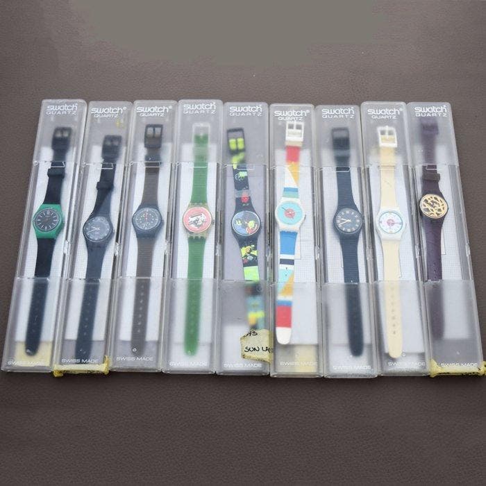 Swatch - N.9 RARI SWATCH DA COLLEZIONE 1986 - 1989 NUOVI E, Bijoux, Sacs & Beauté, Montres | Hommes