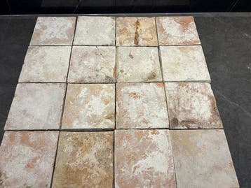 Antiek Tegel (16) - tegels Delft - Antiek - 1650-1700 -