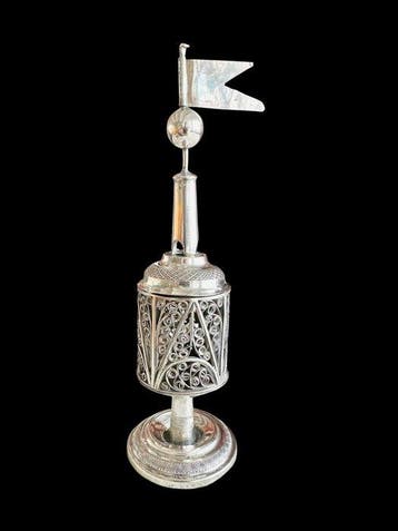 master silversmith - Kruidenrek - .800 zilver - Antieke
