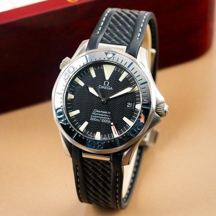 Omega - Seamaster Professionel-Chronometer 300M Titanium -, Handtassen en Accessoires, Horloges | Heren