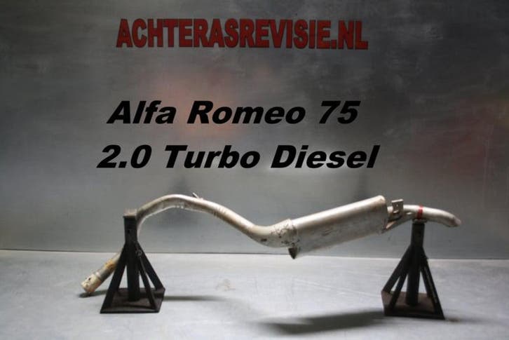 Uitlaat eindpijp Alfa Romeo 75, 2.0 Turbo Diesel. (Uitlaten), Autos : Pièces & Accessoires, Systèmes d'échappement, Envoi