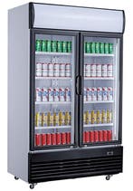 Koelkast 2 Glasdeuren 800L, Verzenden, Nieuw in verpakking, Koelen en Vriezen