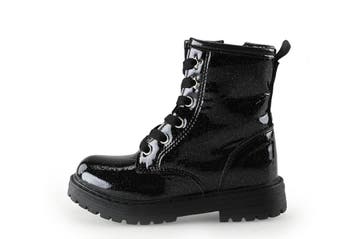 Nelson Veterboots Meisjes in maat 26 Zwart, Kinderen en Baby's, Verzenden, Jongen of Meisje, Schoenen, Zo goed als nieuw