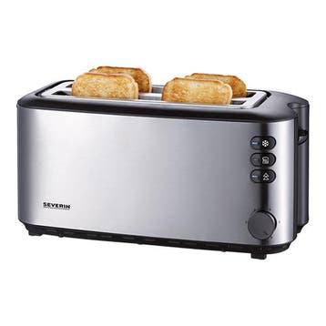 Broodrooster | RVS | 2 Dubbele Sleuven | 1.4kW (230V) |, Verzenden, Nieuw in verpakking