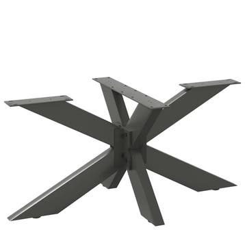 vidaXL Salontafelpoot spider vorm 98x58x(42-43) cm staal, Verzenden, Nieuw