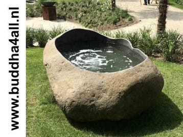 Riviersteen hottub voor tuin of badkamer. Jacuzzi of ligbad, Ophalen, Nieuw