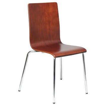 Stoel Hollis | Multiplex (Walnoot) | Zithoogte 46cm |, Verzenden, Nieuw in verpakking